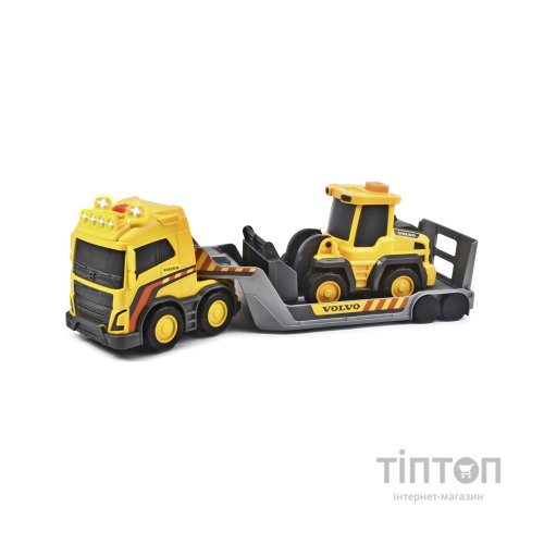 Спецтехніка Dickie Toys Вантажівка Вольво зі звук. та світл. ефект., з навантажувачем, 32 см (3725009)