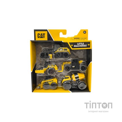 Спецтехніка Funrise CAT міні-техніка асортимент B, 5 шт в наборі (83330)