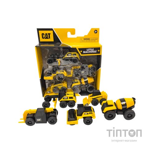 Спецтехніка Funrise CAT міні-техніка асортимент B, 5 шт в наборі (83330)