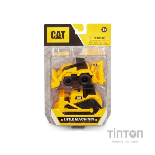 Спецтехніка Funrise Міні-техніка CAT Екскаватор-навантажувач та Бульдозер (82280)