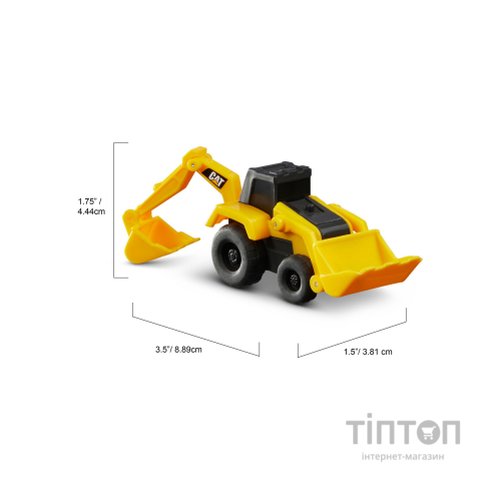 Спецтехніка Funrise Міні-техніка CAT Екскаватор-навантажувач та Бульдозер (82280)