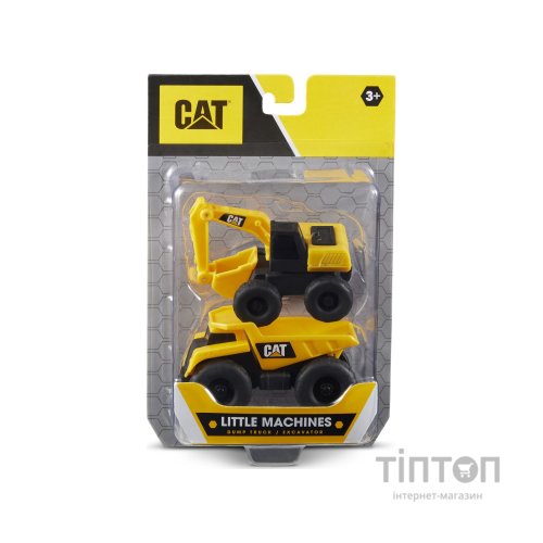 Спецтехніка Funrise Міні-техніка CAT Самоскид та Екскаватор (82278)