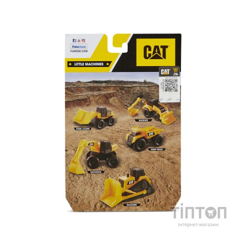 Спецтехніка Funrise Міні-техніка CAT Самоскид та Колісний навантажувач (82279)