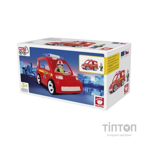 Спецтехніка Multigo CAR WITH FIREMAN Автомобіль пожежного (23218)
