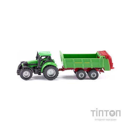 Спецтехніка Siku Трактор Deutz з причепом, 1:55 (6002389)