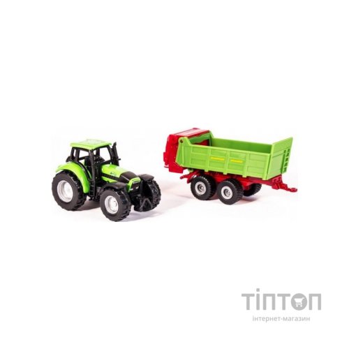 Спецтехніка Siku Трактор Deutz з причепом, 1:55 (6002389)