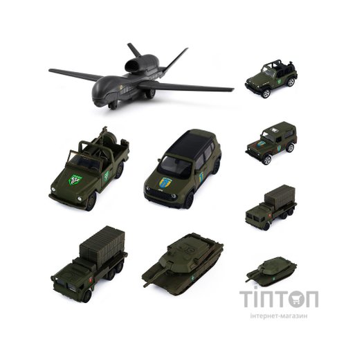 Спецтехніка TechnoDrive серії Шеврони Героїв - Танк - 1 ОТБр (250332W2)