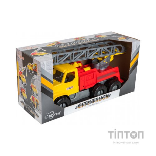 Спецтехніка Tigres Авто "City Truck" пожежна в коробці (39367)