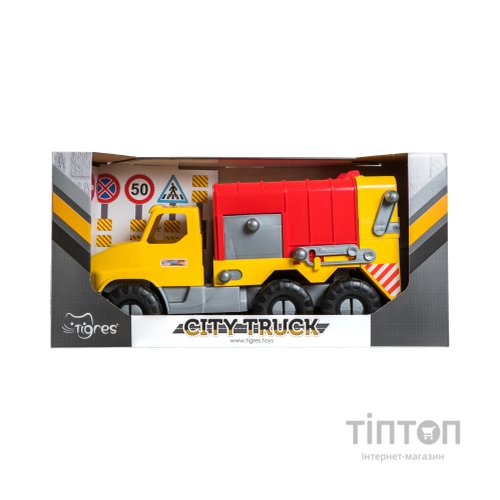 Спецтехніка Tigres Авто "City Truck" сміттєвоз в коробці (39369)
