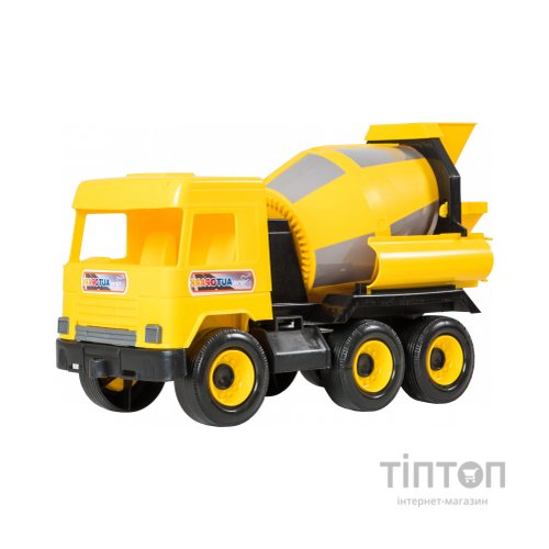 Спецтехніка Tigres Авто "Middle truck" бетонозмішувач (жовтий) в коробці (39493)