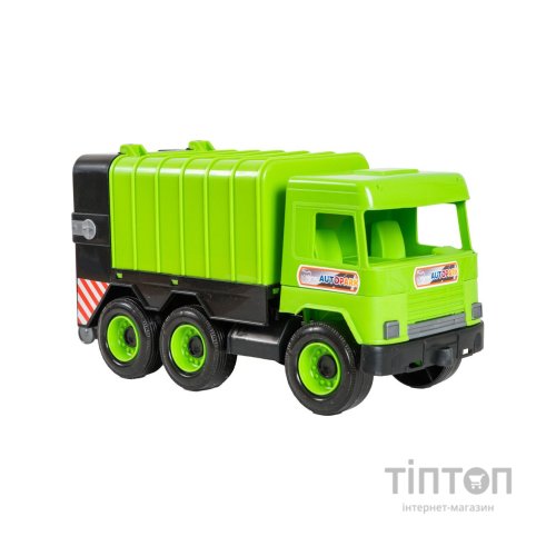 Спецтехніка Tigres Авто "Middle truck" сміттєвоз (св. зелений) в коробці (39484)