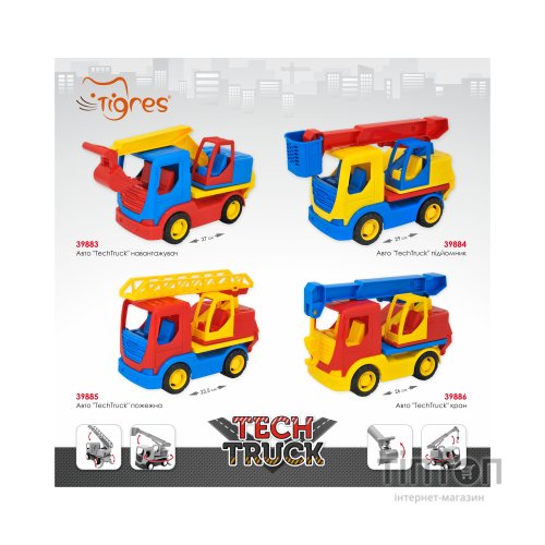 Спецтехніка Tigres Авто "TechTruck" підйомник (39884)