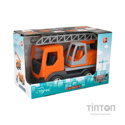Спецтехніка Tigres Авто "TechTruck" пожежна в коробці (39889)