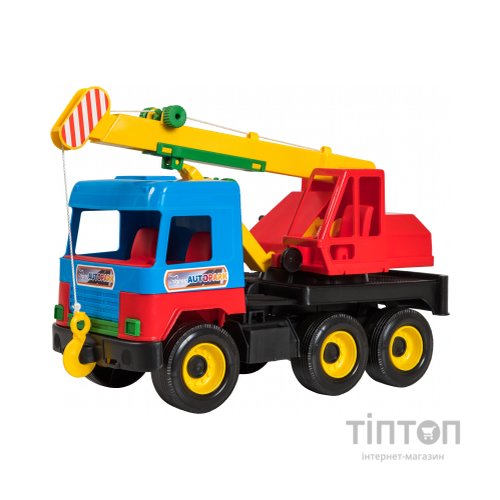 Спецтехніка Tigres "Middle truck" кран жовтий (39226)
