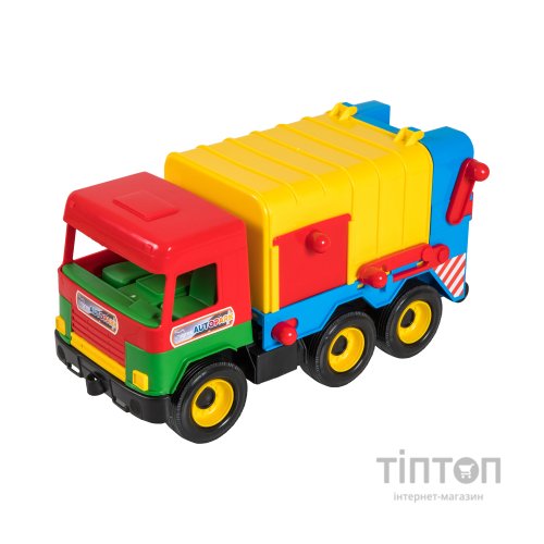 Спецтехніка Tigres "Middle truck" сміттєвоз жовтий (39224)