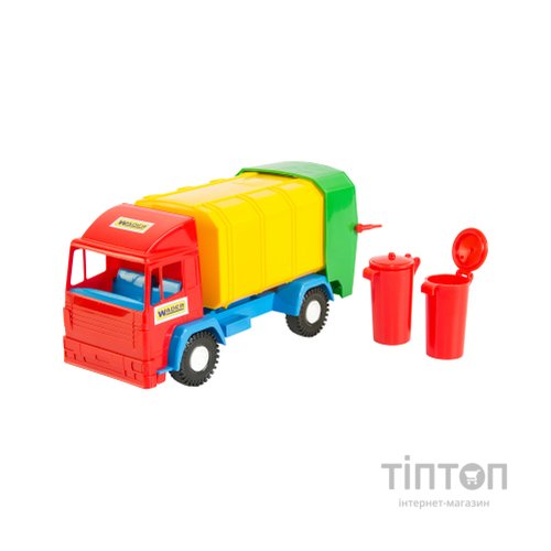 Спецтехніка Tigres "Mini truck" сміттєвоз жовтий (39211)