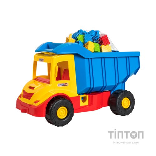 Спецтехніка Tigres "Multi truck" вантажівка з конструктором жовтий (39221)