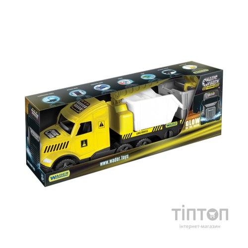 Спецтехніка Wader Magic Truck Technic з будівельними контейнерами (36470)