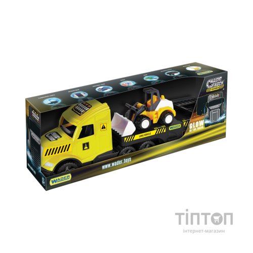 Спецтехніка Wader Magic Truck Technic з бульдозером (36430)