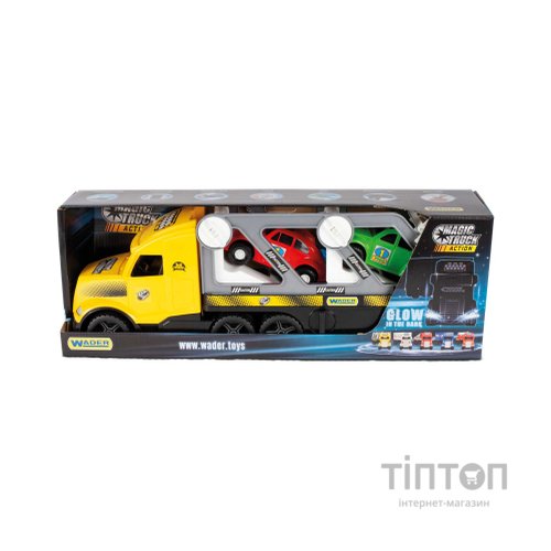 Спецтехніка Wader Magic Truck з авто купе (36230)