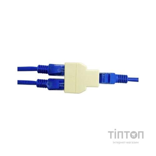 Спліттер Atcom витой пары, UTP, 8P8C- RJ-45 1port (female) to 2port (femal (12450)