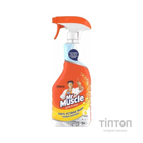 Спрей для чищення кухні Mr Muscle Експерт Свіжість лимона 450 мл (4823002002690)