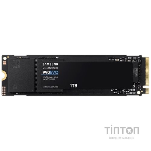 SSD накопичувач Samsung 990 EVO 1TB PCIe 4.0 x4/5.0 x2 NVMe M.2 (MZ-V9E1T0BW)