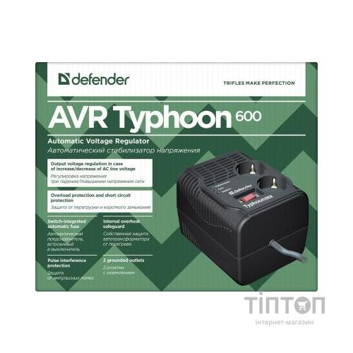 Стабілізатор Defender Typhoonl 600VA (99032) (99032)