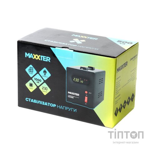 Стабілізатор Maxxter MX-AVR-S1000-01