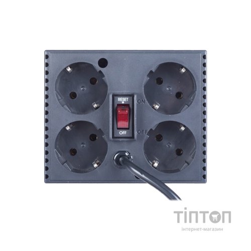 Стабілізатор Powercom TCA-2000, 1000 Вт, чорний