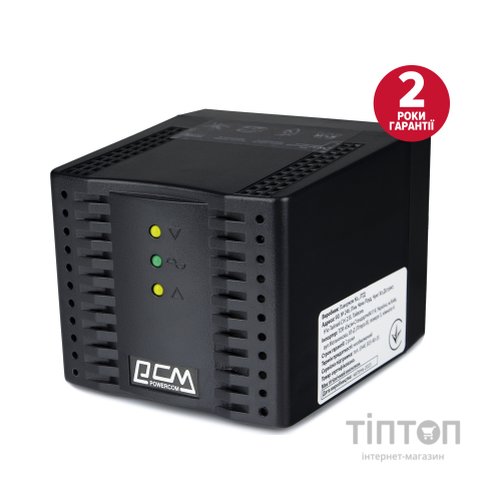Стабілізатор Powercom TCA-600 чорний