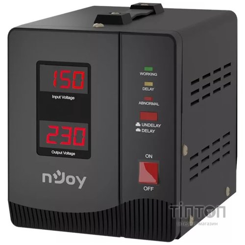 Стабилизатор NJOY Alvis 2000 (AVRL-20002AL-CS01B) AVR, 2 розетки