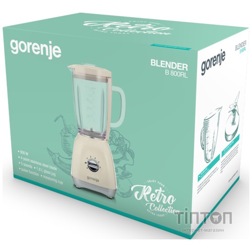 Стаціонарний блендер Gorenje B 800 RL (LW-9613G1)