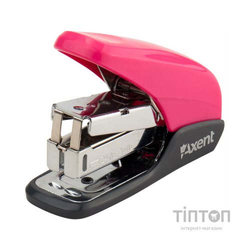 Степлер Axent Shell №24/6 20 л Рожевий (4841-10-A)