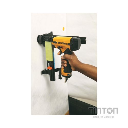 Степлер будівельний Bostitch пневматичний, тип кріплення SL, довжина 19-38 мм та шайби SB-CAPS (SL1838BC-E)