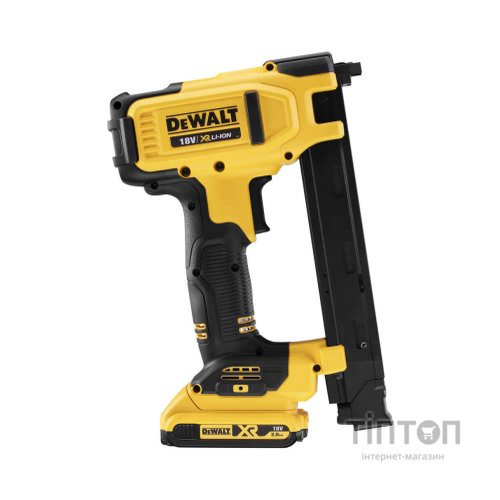 Степлер будівельний DeWALT 18В XR, довжина/ширина скоби 25/19.7 мм, 2xAh, кейс TSTAK (DCN701D2)