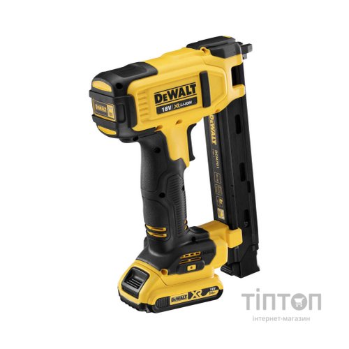 Степлер будівельний DeWALT 18В XR, довжина/ширина скоби 25/19.7 мм, 2xAh, кейс TSTAK (DCN701D2)