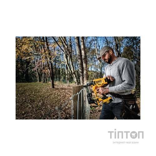 Степлер будівельний DeWALT 18В XR Li-Ion, діаметр/довжина скоби 4/50 мм (без АКБ та ЗП) (DCFS950N)