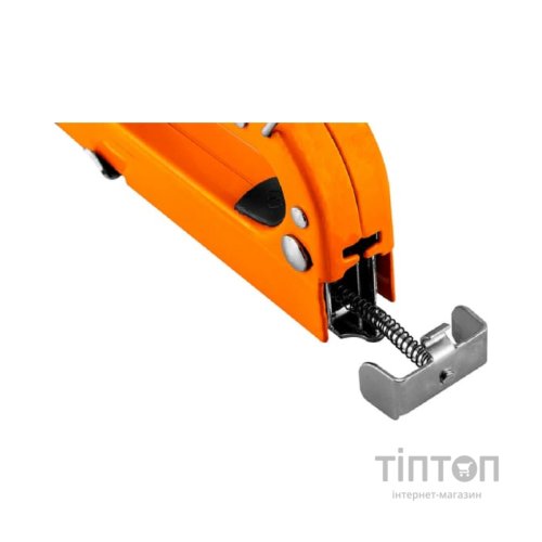 Степлер будівельний Neo Tools 4-14 мм, тип скоб J/53, регулювання забивання скоб (16-032)