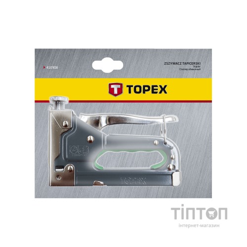 Степлер будівельний Topex 6-14 мм, скобы G (41E908)