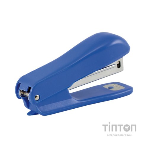 Степлер Buromax JOBMAX №10,10 аркушів 90x39x24мм, синій (BM.4102-02)
