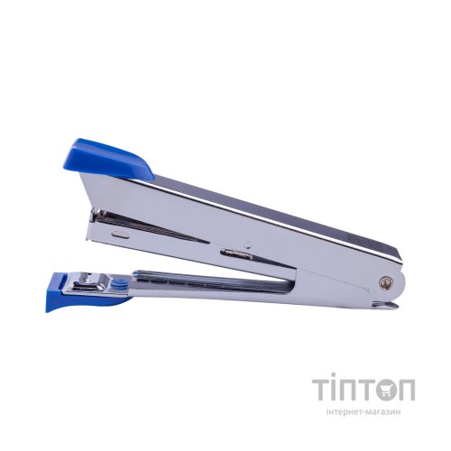 Степлер Buromax металевий №10,12 аркушів 94x42x21мм, синій (BM.4152-02)