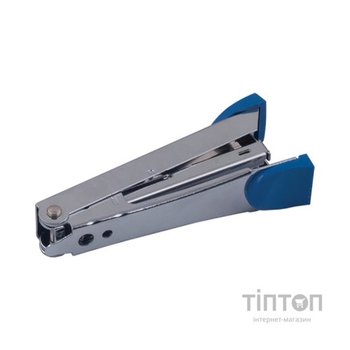 Степлер Buromax металевий №10,12 аркушів 94x42x21мм, синій (BM.4152-02)