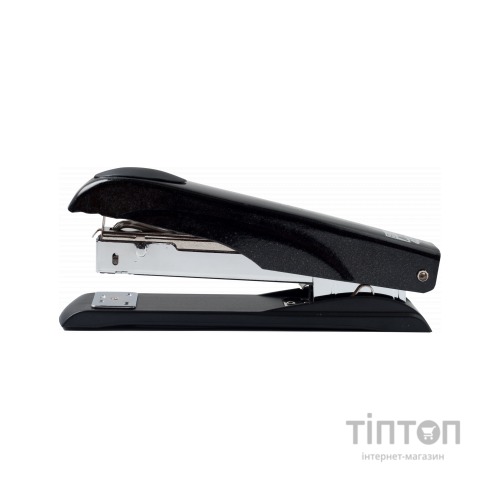 Степлер Buromax металевий, до 50 аркушів, скоби № 23, 24, 26 Чорний (BM.4251-01)
