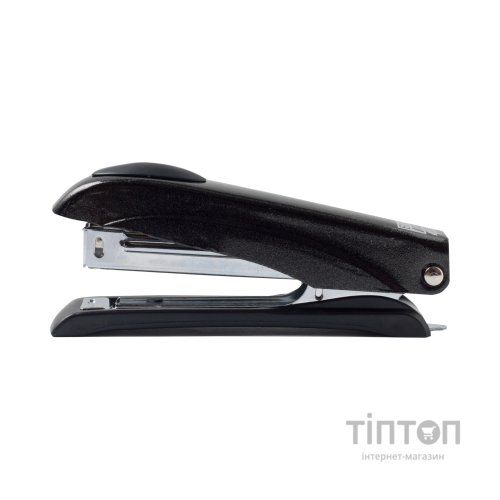 Степлер Buromax МЕТАЛІК №10,12 аркушів 110x25x45мм, чорний (BM.4150-01)