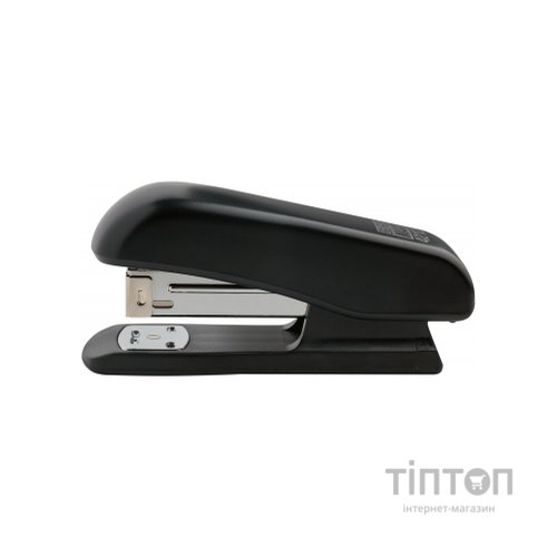 Степлер Buromax пластиковий, 20 арк., скоби №24; 26, 126х32х55 мм, чорний (BM.4212-01)