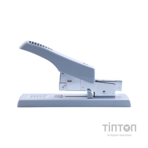 Степлер Buromax посиленої потужності 100 аркушів (скоби №23), 280х64х160 мм, сірий (BM.4286-09)