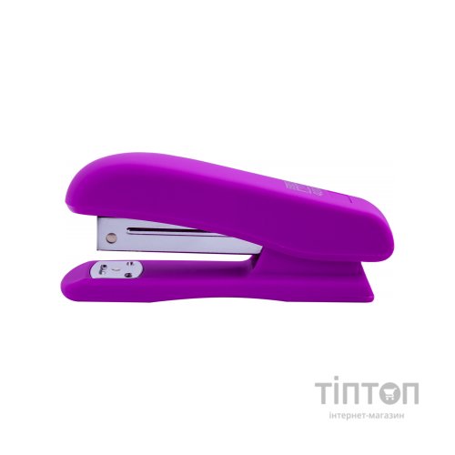 Степлер Buromax RUBBER TOUCH, 20 арк., скоби №24; 26, 127х54х33 мм, фіолетов (BM.4202-07)