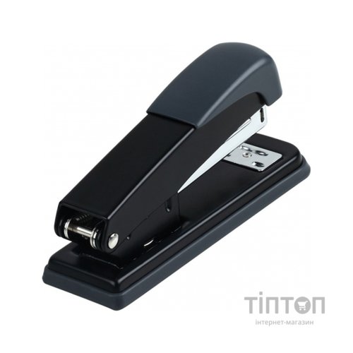 Степлер Comix металевий, 25 аркушів, скобы №24, 26, чорний (STAP-COM-B3083-B)