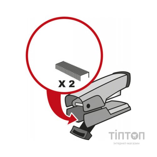 Степлер Maped ADVANCED METAL, металевий, 25л., (Скоби №24 / 6, 26/6), сріб (MP.354510)